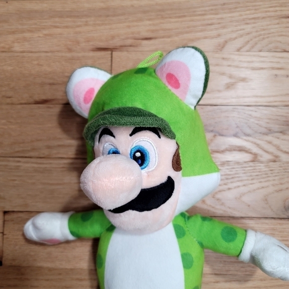 Luigi Frog Costume Plus Nintendo Green Super Mario Dotted Spotted - Picture 2 of 9